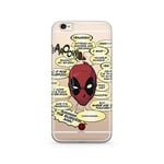 ERT GROUP Coque de téléphone Portable pour Apple Iphone 6/6S Original et sous Licence Officielle Marvel Motif Deadpool 008 Parfaitement adapté à la Forme du téléphone Portable, partiel imprimé