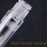 Transparent Clear Vaccum Fountain Pen 0.5mm Resin Ink B Gray Qiankun Circle