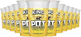 Pot Noodle Original Curry Multipack Vegetarian Instant Snack King Pot quick to x