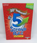 5 Second Rule Game - 10th Anniversary Board Game - New