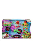 Teenage Mutant Ninja Turtles Tmnt: Purple Dragon Cycle With Exclusive Raphael Figure