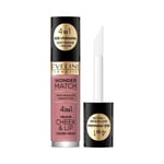 Eveline Wonder Match Cheek Lip 4in1 No.2 Blush Liquid Lipstick 4.5ml