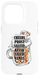 Coque pour iPhone 15 Pro Tasse à bière Cheers Prost Salut Kesak Salud Yamas International