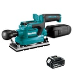 Makita DBO380Z 18V LXT Brushless Cordless Finishing Sander with 1 x 5Ah Battery