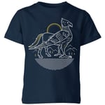 Harry Potter Buckbeak Kids' T-Shirt - Navy - 5-6 ans - Bleu Marine