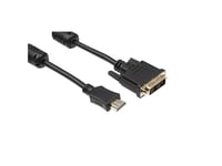 DVI til HDMI kabel 2m (sort)