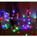 Julgransbelysning med blinkande lampor, stjärnhimmel LED-blinkande ljus Color 3M20led-Battery