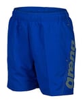 Arena Fundamentals Logo R Junior Boys Beach and Pool Boxer Shorts, Maillot de Bain en Tissu Doux Recyclé à Séchage Rapide, Boxer de Plage avec Slip Intérieur en Maille