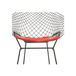 Knoll - Bertoia Diamond Chair - Dyna, Läder: Kat. W - Velluto Pelle - VP04 - Tillbehör fåtöljer - Harry Bertoia - Vit