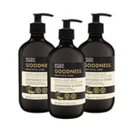 Baylis & Harding Goodness Lemongrass & Ginger Hand Wash, 500 ml (Pack of 3) - Vegan Friendly