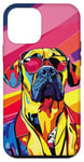 Coque pour iPhone 12 mini Boerboel Dog Fashion, joli pop art coloré