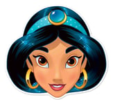 Jasmine Mask Official Disney Princess Child Size 2D Card Party Mask Fancy Dress