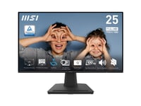 Msi Pro Mp252, 62,2 Cm (24,5"), 1920 X 1080 Piksler, Full Hd, Led, 4 Ms, Sortering