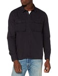 Dr Denim Men's Cade Button Down Shirt, Washed Black, XS