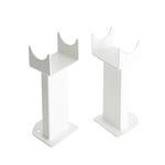 Pieds de radiateur pour radiateurs design Delta – Blanc