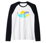 Waterski I Drive The Boat I Water Skier Summer Raglan Baseball Tee