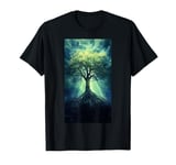 Fantasy Yggdrasil Tree Life Nature Spirituality T-Shirt