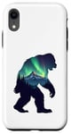 iPhone XR Bigfoot in the Forest Sasquatch Yeti Aurora Case