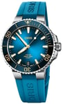 Oris 01 400 7769 4125-07 4 22 75FC Aquis Blå/Gummi Ø41.5 mm