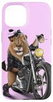 Coque pour iPhone 15 Lion Riding Classic Chopper Moto