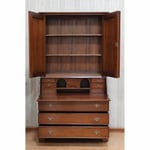 NEW Solid Mahogany Bureau Writing Desk With Drawers And Two Door Cupboard DSK031