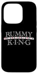 Coque pour iPhone 14 Pro Lecteur de cartes Rummy King Gin Rummy Graphic