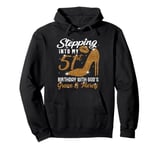 Stepping into my 51st birthday with God's grace & Mercy Lady Pullover Hoodie