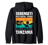 Serengeti National Park Tanzania Safari Tanzanian Wildlife Zip Hoodie