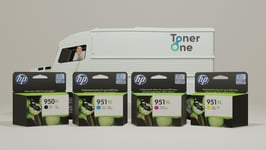 HP C2P43AE 950XL/951XL Original Ink Cartridges B/C/M/Y Multi Reduced Warehouse