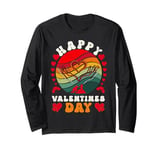 Funny Happy Valentines Day Heart Love Valentine Men Women Long Sleeve T-Shirt