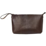 Chevalier Leather Toilet Bag Leather Brown