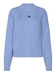 Tommy Jeans Tjw Badge Mockneck Sweater Blå