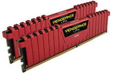 Vengeance LPX 8GB (2 x 4GB) DDR4 2666MHz - Red