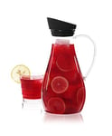 Viva Scandinavia Infusion Carafe à thé glacé Petite avec Filtre, Noir, 1.4 Litre