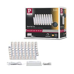 Paulmann 70666 Function MaxLED 500 Kit de base LED bande 3m, 2700K blanc chaud, 20W 230/24V 36VA, Argent, Plastique