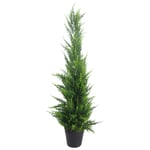 Leaf Design 90cm (3ft) Artificial Cedar Cone Cypress Conifer Topiary Tree