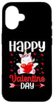 iPhone 16 Unicorn Happy Valentine Day Couple Funny Unicorns Lovers Case