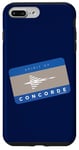 Coque pour iPhone 7 Plus/8 Plus Spirit Of Concorde Carte Supersonic Airliner