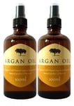 100% Pure Organic Moroccan ARGAN OIL Skin, Body,Hair & Nails- Pack of 2 x 100ml