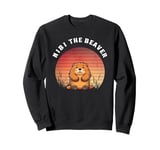 Nibi The Diva Beaver, Wild, Cute and Free Sweatshirt