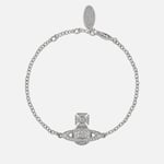 Vivienne Westwood Carmela Bas Relief Silver-Tone Bracelet