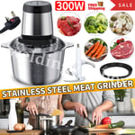 3L Electric Meat Grinder Mincer Mixer Home Blender Food Chopper Processor Blade