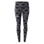 Nike CV0388-068 W NK Kenya Epic LUX TGHT Leggings Femme Iron Grey/(Reflective Silv) Taille XS