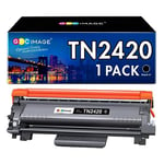 GPC Image TN2420 Toner Cartouche de Toner Compatible pour Brother TN-2420 TN2410 TN-2410 pour DCP-L2530DW MFC-L2710DW HL-L2350DW HL-L2310D HL-L2370DN DCP-L2510D MFC-L2750DW MFC-L2730DW (1 Noir)