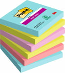 Post-It 7100263206 note paper Square Blue, Green, Pink 90 sheets Self-