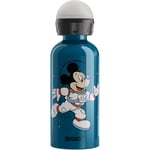 Sigg - Kids Aluminum Water Bottle - Disney Mickey Mouse Astronaut - Waterproof & Lightweight - BPA-Free - CO2 Neutral Certified - dark blue - 0.4L