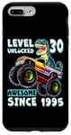 iPhone 7 Plus/8 Plus Level 30 Unlocked T Rex Monster Truck Dinosaur 30th Birthday Case