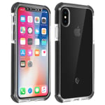 Force Case Urban Coque Apple iPhone X/XS Protection 360° Silicone Transparent