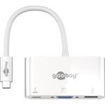 Goobay USB-C adapter, VGA - USB 3.0 - PowerDelivery