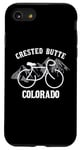 Coque pour iPhone SE (2020) / 7 / 8 Graphique Biking Colorado Crested Butte